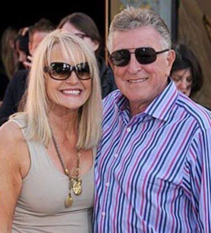 Richard Pattinson with his wife, Claire Pattinson.